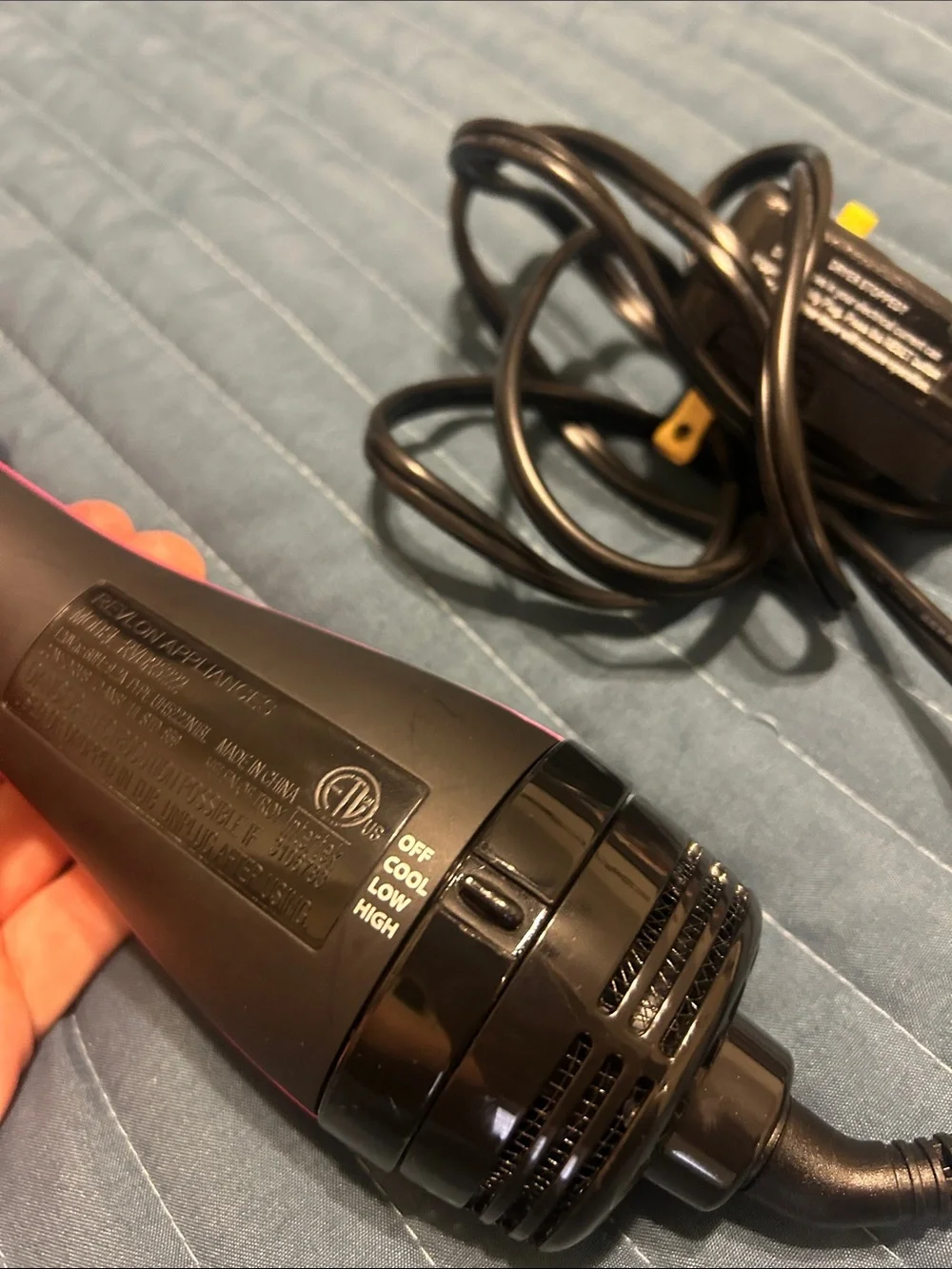 Revlon Black and Pink Volumizing Hot Air Brush
